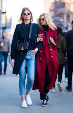 ELSA HOSK and CONSTANCE JABLONSKI Out in New York 03/31/2018