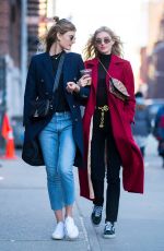 ELSA HOSK and CONSTANCE JABLONSKI Out in New York 03/31/2018