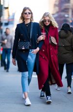 ELSA HOSK and CONSTANCE JABLONSKI Out in New York 03/31/2018