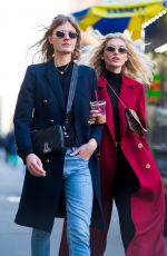 ELSA HOSK and CONSTANCE JABLONSKI Out in New York 03/31/2018