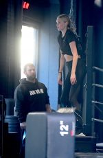 ELSA HOSK at a Gym in New York 04/12/2018