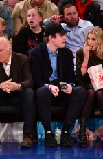 ELSA HOSK at New York Knicks vs Cleveland Cavaliers Game at Madison Square Garden in New York 04/09/2018
