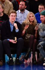 ELSA HOSK at New York Knicks vs Cleveland Cavaliers Game at Madison Square Garden in New York 04/09/2018