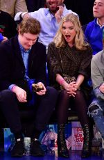 ELSA HOSK at New York Knicks vs Cleveland Cavaliers Game at Madison Square Garden in New York 04/09/2018
