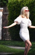 ELSA HOSK on the Set of a Photoshoot in Los Angeles 04/16/2018