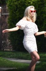 ELSA HOSK on the Set of a Photoshoot in Los Angeles 04/16/2018