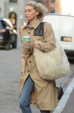 ELSA HOSK Out and About New York 04/04/2018
