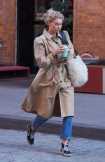 ELSA HOSK Out and About New York 04/04/2018