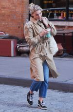 ELSA HOSK Out and About New York 04/04/2018
