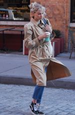 ELSA HOSK Out and About New York 04/04/2018