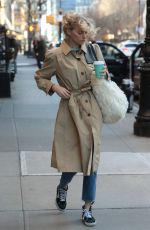 ELSA HOSK Out and About New York 04/04/2018