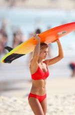 ELYSE KNOWLES in Bikini on the Set of a Photoshoot on Bondi Beach 04/09/2018
