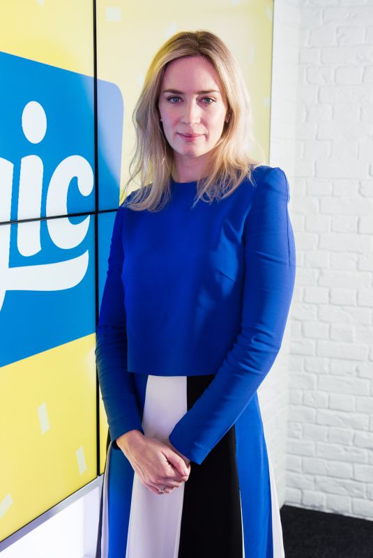 EMILY BLUNT at Magic Radio in London 04/05/2018