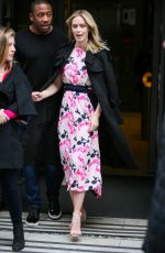 EMILY BLUNT Leaves BBC Studios in London 04/06/2018