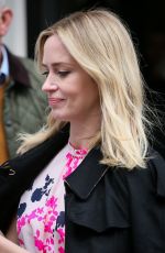 EMILY BLUNT Leaves BBC Studios in London 04/06/2018