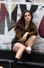 EMILY DIDONATO on the Set of a Maybelline Photoshoot in New York 04/06/2018