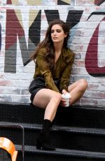 EMILY DIDONATO on the Set of a Maybelline Photoshoot in New York 04/06/2018