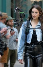 EMILY DIDONATO on the Set of Maybelline Commercial in New York 04/15/2018