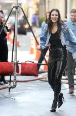 EMILY DIDONATO on the Set of Maybelline Commercial in New York 04/15/2018