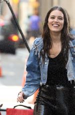 EMILY DIDONATO on the Set of Maybelline Commercial in New York 04/15/2018
