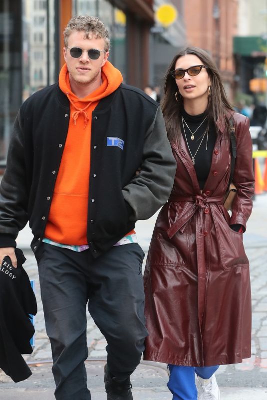 EMILY RATAJKOWSKI and Sebastian Bear-McClard Out in New York 04/07/2018