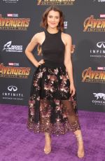 EMMA LAHANA at Avengers: Infinity War Premiere in Los Angeles 04/23/2018