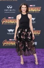 EMMA LAHANA at Avengers: Infinity War Premiere in Los Angeles 04/23/2018