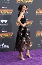 EMMA LAHANA at Avengers: Infinity War Premiere in Los Angeles 04/23/2018