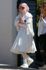 EMMA ROBERTS on the Set of Paradise HIlls in Barcelona 04/05/2018