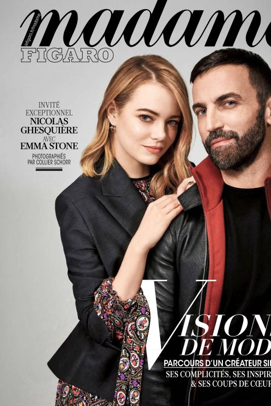 EMMA STONE in Madame Figaro Magazine, 2018