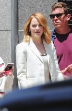 EMMA STONE Out and About in Los Angeles 04/28/2018