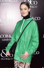 EMMA WALDRON at Jacob & Co. Flagship Store Re-opening in New York 04/26/2018