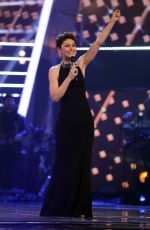 EMMA WILLIS at The Voice UK Show in London 03/31/2018