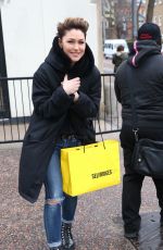 EMMA WILLIS Leaves ITV Studio in London 04/04/2018