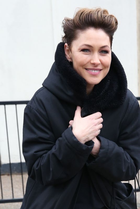 EMMA WILLIS Leaves ITV Studio in London 04/04/2018