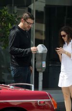 EMMY ROSSUM and Sam Esmail Out Shopping in Los Angeles 04/09/2018