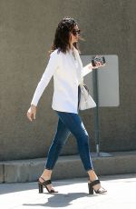 EMMY ROSSUM in Jeans Out in Beverly Hills 04/27/2018