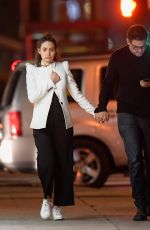 EMMY ROSSUM Night Out in Los Angeles 04/19/2018