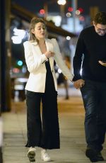 EMMY ROSSUM Night Out in Los Angeles 04/19/2018