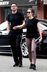 EMMY ROSSUM Out and About in Beverly Hills 04/01/2018