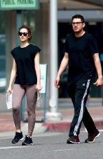 EMMY ROSSUM Out and About in Beverly Hills 04/01/2018