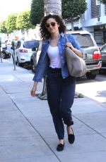 EMMY ROSSUM Out and About in Beverly Hills 04/16/2018