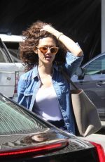 EMMY ROSSUM Out and About in Beverly Hills 04/16/2018