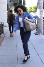 EMMY ROSSUM Out and About in Beverly Hills 04/16/2018