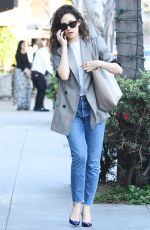 EMMY ROSSUM Out and About in Los Angeles 04/26/2018