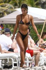 ERIKA WHEATON in Bikini at a Beach in Miami 03/31/2018