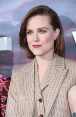 EVAN RACHEL WOOD at Westworld Season 2 Premiere in Los Angeles 04/16/2018