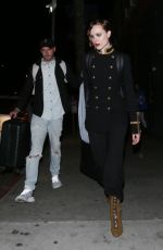 EVAN RACHEL WOOD Leaves Hotel Cafe in Hollywood 04/24/2018