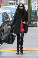 FAMKE JANSSEN Out and About in New York 04/02/2018