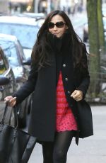 FAMKE JANSSEN Out and About in New York 04/02/2018